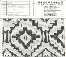 D2127 61" CVC Jacquard Fabric 210g